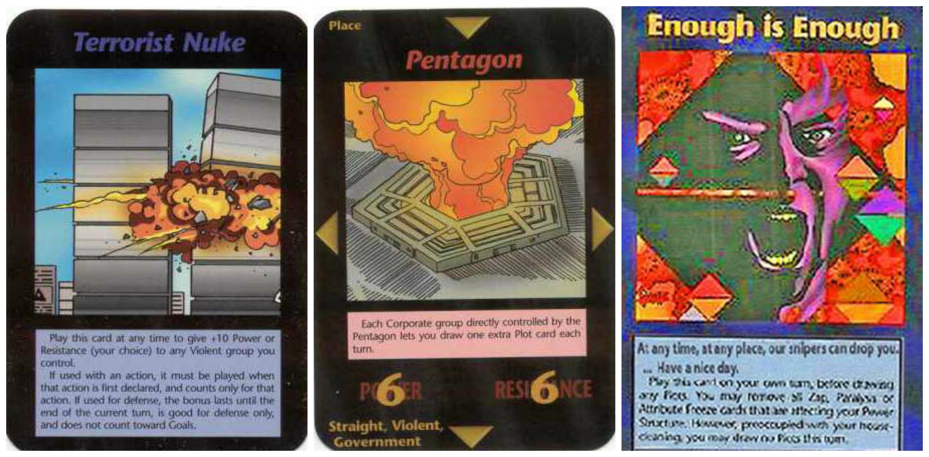 Illuminati game cards and meanings